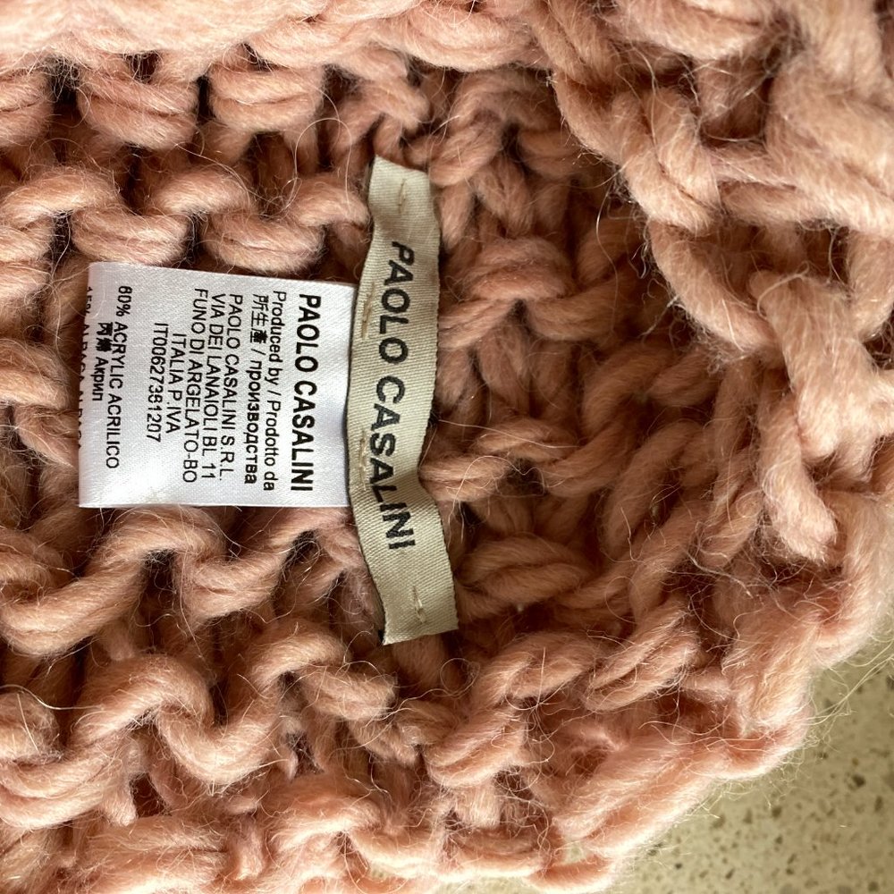 PAOLO CASALINI MATCHING HAT AND SCARF/NECK WARMER - Picture 4 of 4